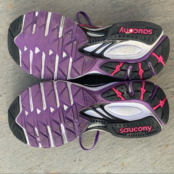Saucony guide 6 purple black 7.5 shoes - Picture 9 of 10